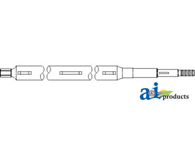 A-H203039 Shaft, Feeder House, Upper PN: H203039