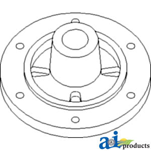 A-H97574 Hub, Shaft & Tightener, Lower Tailings Auger PN: H97574