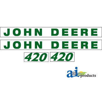 A-HJD420 Hood Decal PN: HJD420
