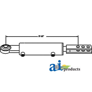 A-SLH101 Hydraulic Side Link Cylinder, Cat 0 Base End w/ Clevis Rod End (2