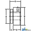 A-SBW1-38X6 W HUB PN: SBW1-38X6