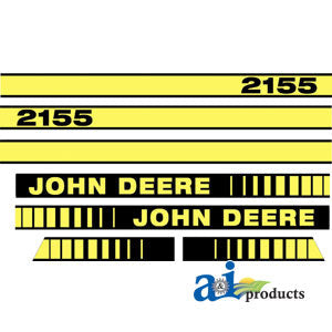 A-JD2155 Hood Decal PN: JD2155