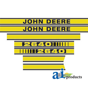 A-JD2640 Hood Decal PN: JD2640