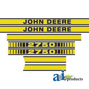 A-JD2750 Hood Decal PN: JD2750