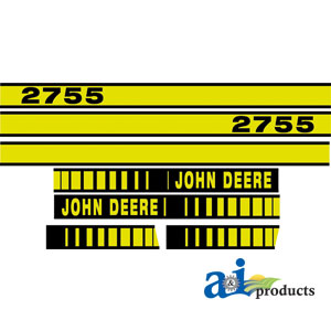 A-JD2755 Hood Decal PN: JD2755