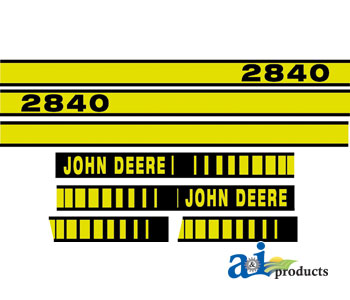 A-JD2840 Hood Decal PN: JD2840