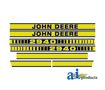 A-JD2940 Hood Decal PN: JD2940