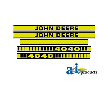 A-JD4040TP Hood Decal PN: JD4040TP