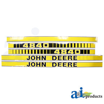 A-JD4840 Hood Decal PN: JD4840