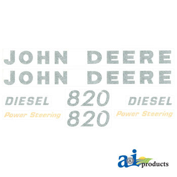 A-JD820 Hood Decal PN: JD820