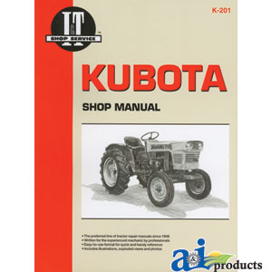 A-SMK201 KUBOTA Shop Manual PN: SMK201