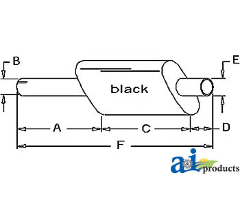 A-K928712 Muffler PN: K928712