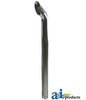 A-L102236CHR Chrome Exhaust Stack, Curved, 42