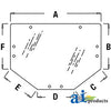 A-L213351 Glass, Rear Window PN: L213351