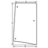 A-L213353 Glass, Tiltable Side Window, RH PN: L213353