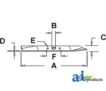 A-B1LP1002 BLADE-MOWER, XHT, 20-7/8