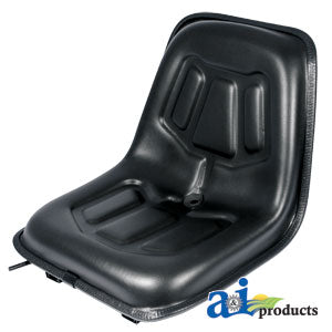 A-LGS100BL Seat, Lawn & Garden, w/ Slide Track, BLK PN: LGS100BL