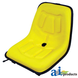 A-LGS100YL Seat, Lawn & Garden, w/ Slide Track, YLW PN: LGS100YL