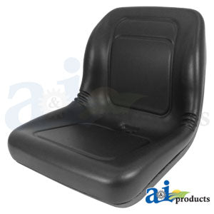 A-LGT100BL Seat, Lawn & Garden, UTV, Tractor, Black Vinyl PN: LGT100BL