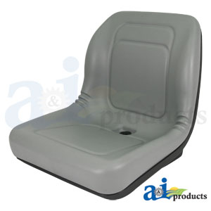 A-LGT100GR Seat, Lawn & Garden, UTV, Tractor, Gray Vinyl PN: LGT100GR