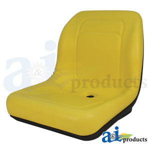 A-LGT100YL Seat, Lawn & Garden, UTV, Tractor, Yellow Vinyl PN: LGT100YL