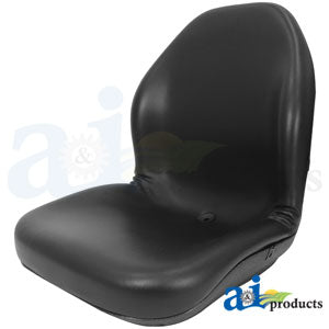 A-LGT125BL Seat, Lawn & Garden, UTV, Tractor, Skidsteer, Black Vinyl PN: LGT125BL