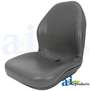 A-LGT125GR Seat, Lawn & Garden, UTV, Tractor, Skidsteer, Gray Vinyl PN: LGT125GR