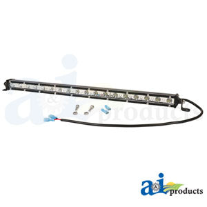 A-LTB320SE Work Lamp Light Bar, Straight Single Row, E-Series LED, Combo Flood / Spot, 20
