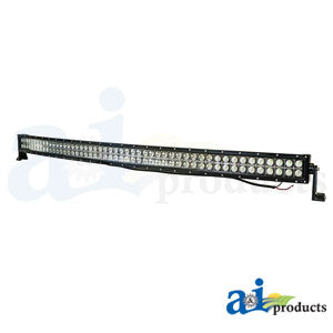A-LTB350CE Work Lamp, Curved Double Row Light Bar, E-Series LED, Combo Flood / Spot, 50