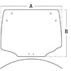 A-LVU26037 Glass, Rear Window PN: LVU26037