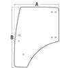 A-LVU31698 Glass, Door (LH) PN: LVU31698