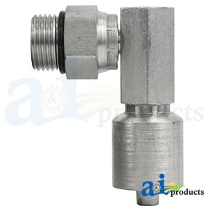 A-MBX90-06-10-W (HW-MBX90) Male O-Ring Boss - Swivel - 90� Elbow PN: MBX90-06-10-W