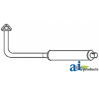 A-MF7010 MUFFLER PN: MF7010