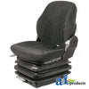A-MSG85721F Seat, Mechanical Suspension, L/ Armrests, BLK/GRY MATRIX CLOTH PN: MSG85721F