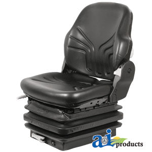 A-MSG85721V Seat, Mechanical Suspension, L/ Armrests, BLK VINYL PN: MSG85721V