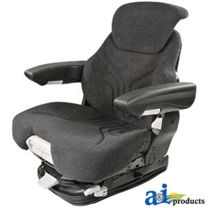 A-MSG95741GRC Grammer Seat Assembly, Charcoal MATRIX CLOTH, Black Vinyl Armrests PN: MSG95741GRC