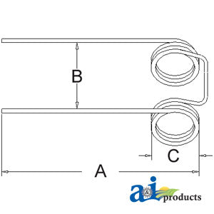 A-N135002 Harrow Tine PN: N135002