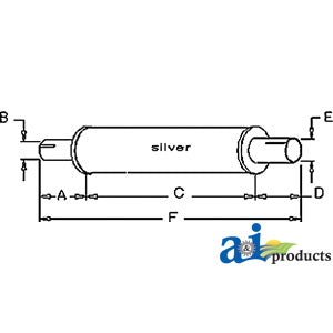 A-NAA5230E Muffler PN: NAA5230E