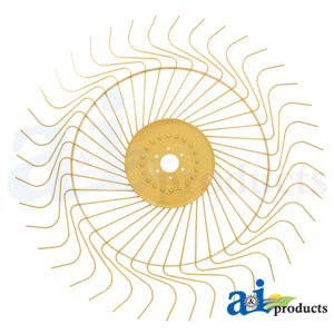 A-P20BG004 Rake Wheel Complete, (LH) w/ 7mm Tines PN: P20BG004