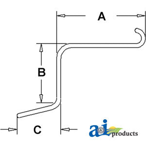 A-5515L Rake Tooth-LH PN: 5515L