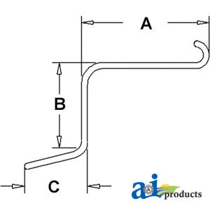 A-5515R Rake Tooth (RH) PN: 5515R