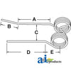 A-51001286 Tedder Tooth PN: 51001286