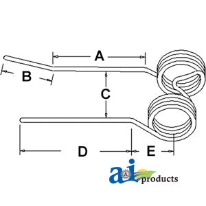 A-51001286 Tedder Tooth PN: 51001286
