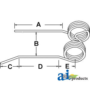 A-51001367 Tedder Tooth PN: 51001367