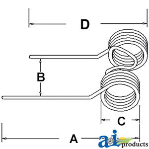 A-51000855 Tedder Tooth (RH) PN: 51000855