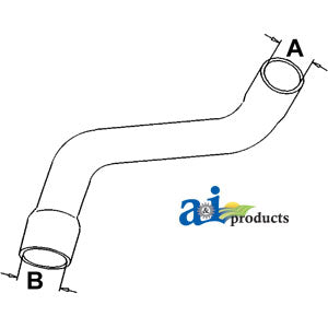 A-R26472 Radiator Hose, Lower PN: R26472