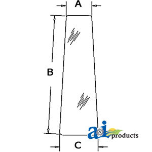 A-R52879 Glass, Door, Front (LH) PN: R52879