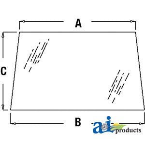 A-R96187 Glass, Windshield (Tinted) PN: R96187