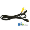 A-RCACABLE CabCAM Cable, 4 Pin Male/RCA Male/Power PN: RCACABLE