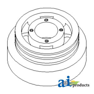 A-RE15018 Pulley, Dampener PN: RE15018